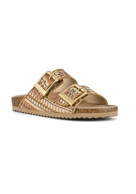 Sandalo raffia con fibbie COLORS OF CALIFORNIA | HC.BIO0500NATURAL